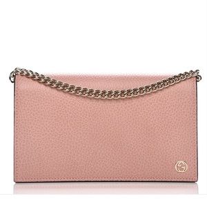 Gucci Betty Leather Chain Wallet